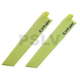  LX61054 - Lynx Plastic Main Blade 105 mm - MCPX - Yellow Neon 